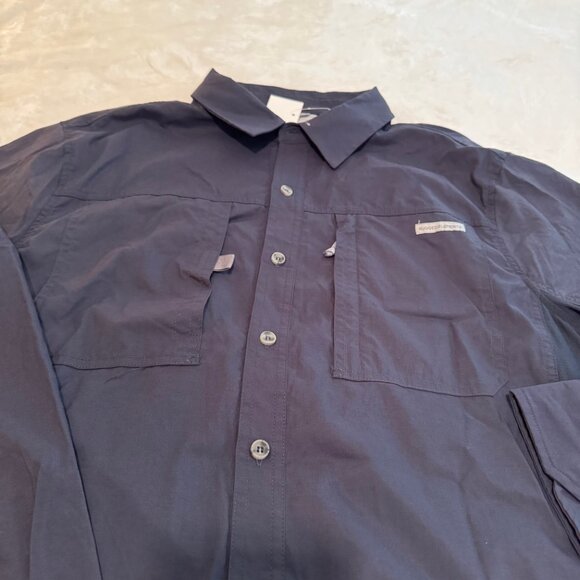 Rugged Element Black NWT Button Down Shirt Size L - Picture 2 of 16